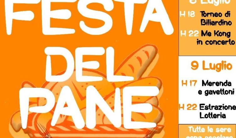 programma festa del pane