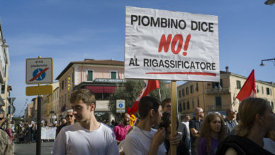 Foto: Sciopero Generale contro il Rigassificatore a Piombino, 20 Ottobre 2022